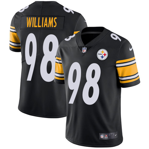 Nike Steelers #98 Vince Williams Black Team Color Men's Stitched NFL Vapor Untouchable Limited Jersey